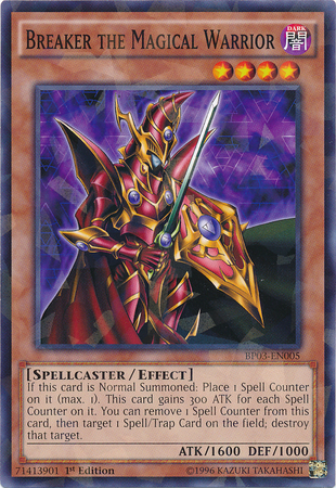 Breaker the Magical Warrior [BP03-EN005] Shatterfoil Rare | Odin's Place