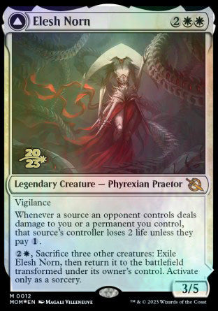Elesh Norn // The Argent Etchings [March of the Machine Prerelease Promos] | Odin's Place