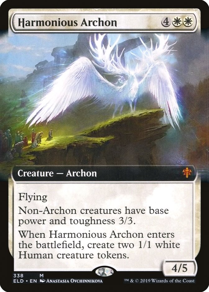 Harmonious Archon (Extended Art) [Throne of Eldraine] | Odin's Place