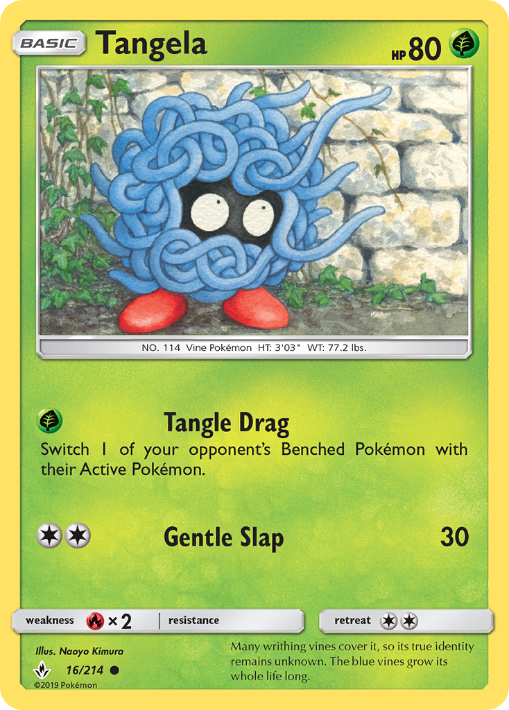 Tangela (16/214) [Sun & Moon: Unbroken Bonds] | Odin's Place