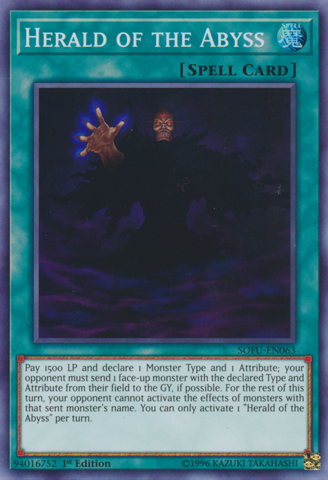 Herald of the Abyss [SOFU-EN063] Super Rare | Odin's Place