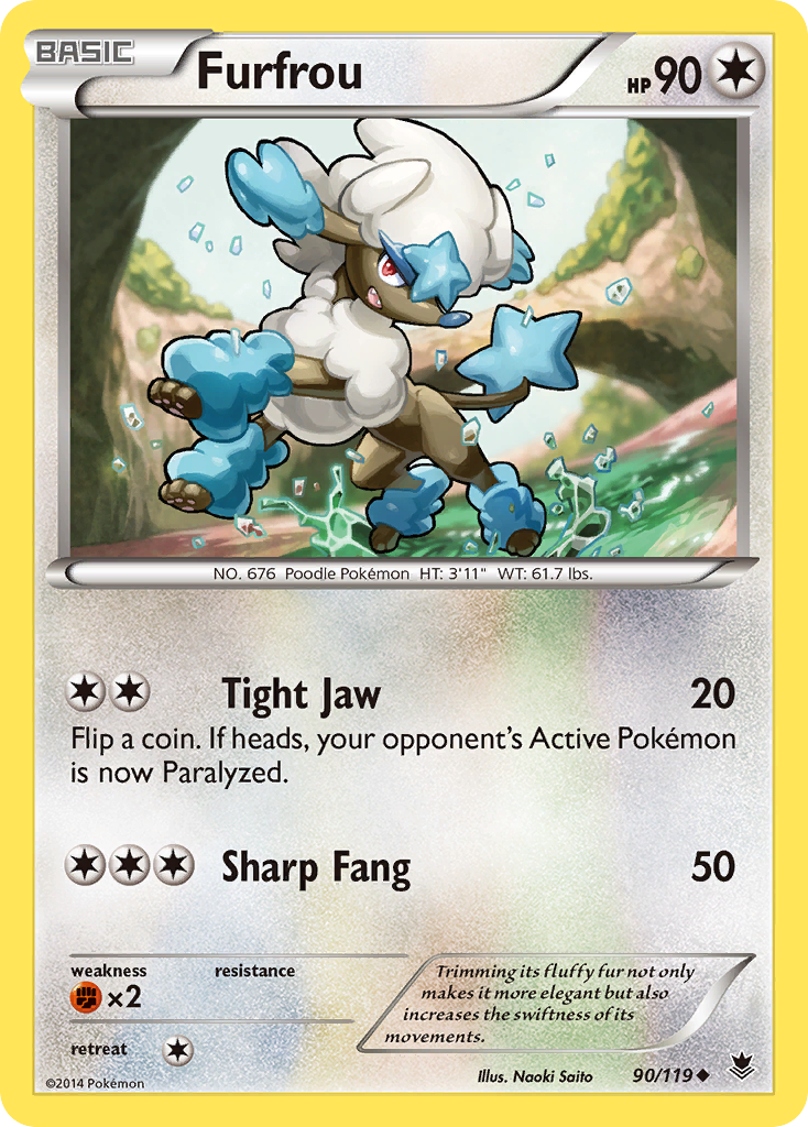 Furfrou (90/119) [XY: Phantom Forces] | Odin's Place