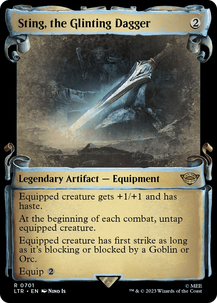Sting, the Glinting Dagger [The Lord of the Rings: Tales of Middle-Earth Showcase Scrolls] | Odin's Place