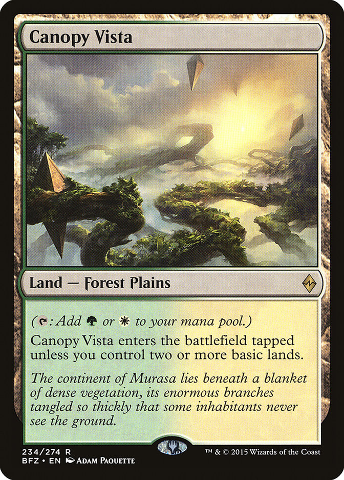 Canopy Vista (234) [Battle for Zendikar] | Odin's Place