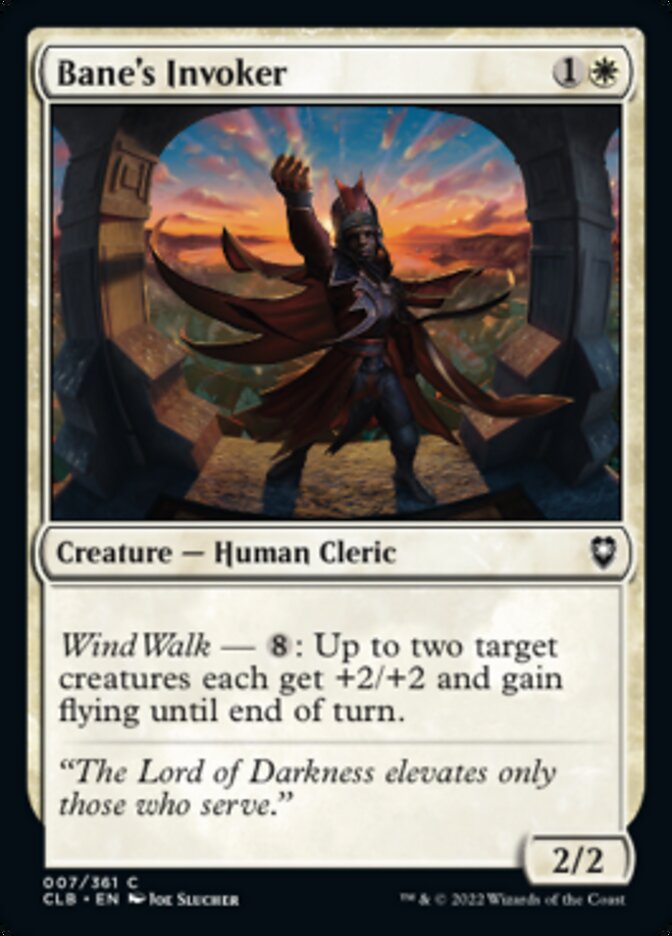 Bane's Invoker [Commander Legends: Battle for Baldur's Gate] | Odin's Place
