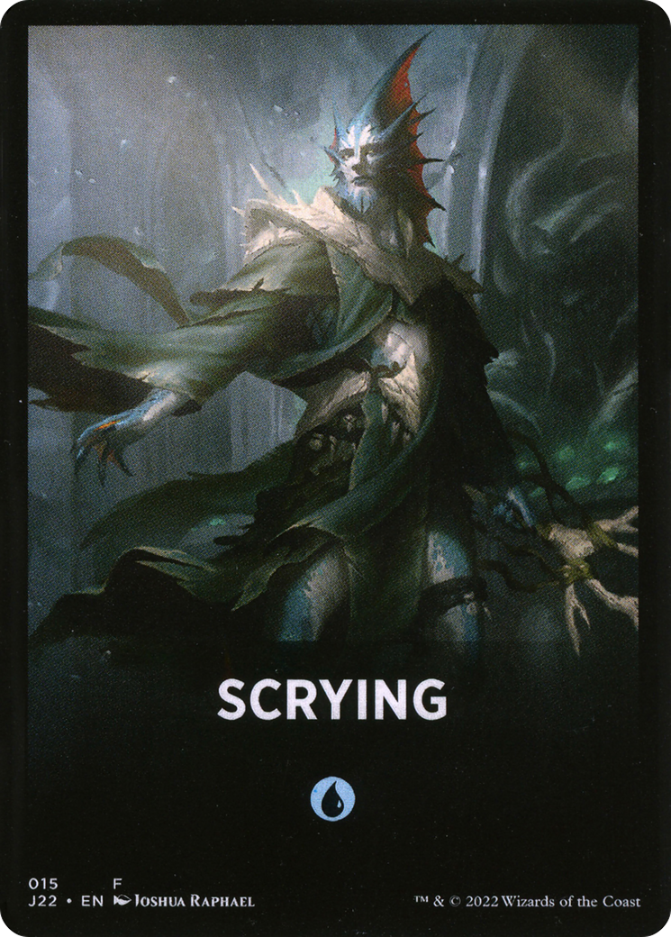 Scrying Theme Card [Jumpstart 2022 Front Cards] | Odin's Place