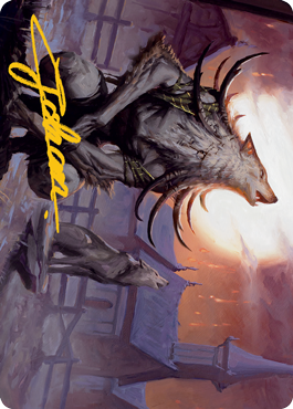 Lord of the Ulvenwald Art Card (Gold-Stamped Signature) [Innistrad: Midnight Hunt Art Series] | Odin's Place