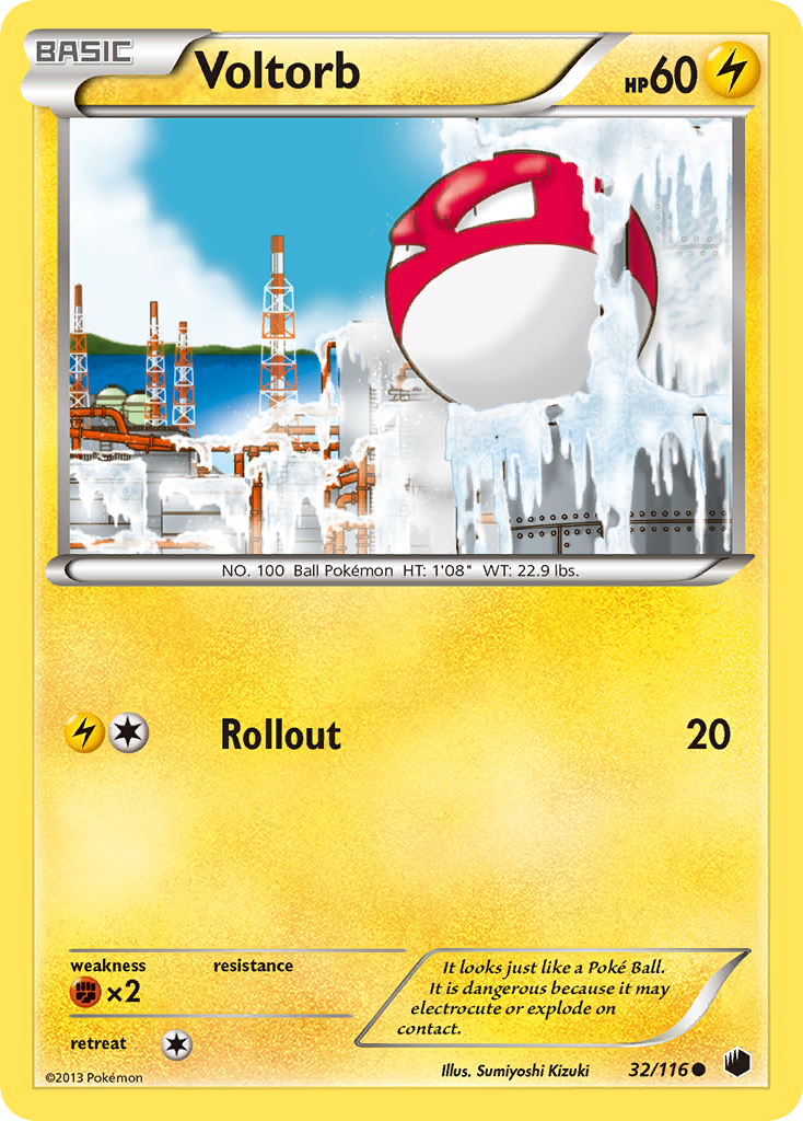 Voltorb (32/116) [Black & White: Plasma Freeze] | Odin's Place