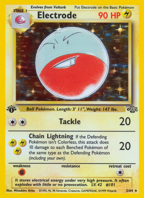 Electrode (2/64) [Jungle 1st Edition] | Odin's Place