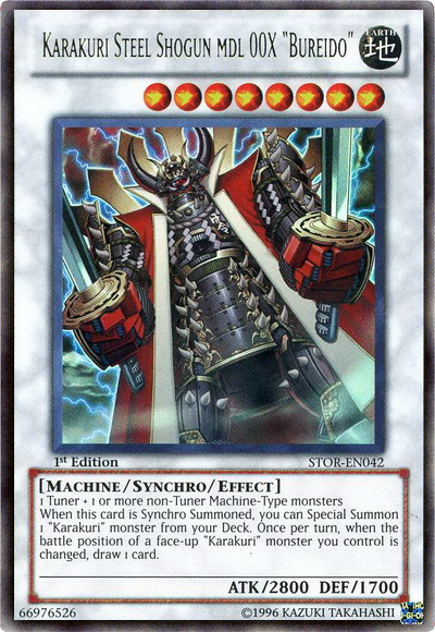 Karakuri Steel Shogun mdl 00X "Bureido" [STOR-EN042] Ultra Rare | Odin's Place