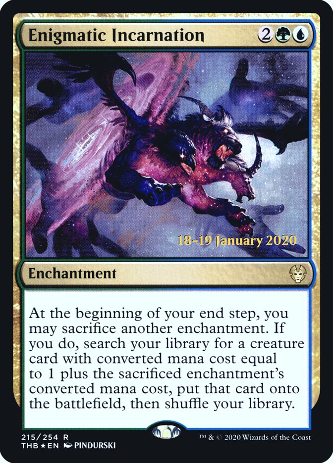 Enigmatic Incarnation [Theros Beyond Death Prerelease Promos] | Odin's Place