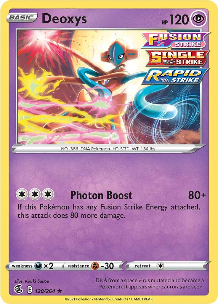 Deoxys (120/264) [Sword & Shield: Fusion Strike] | Odin's Place