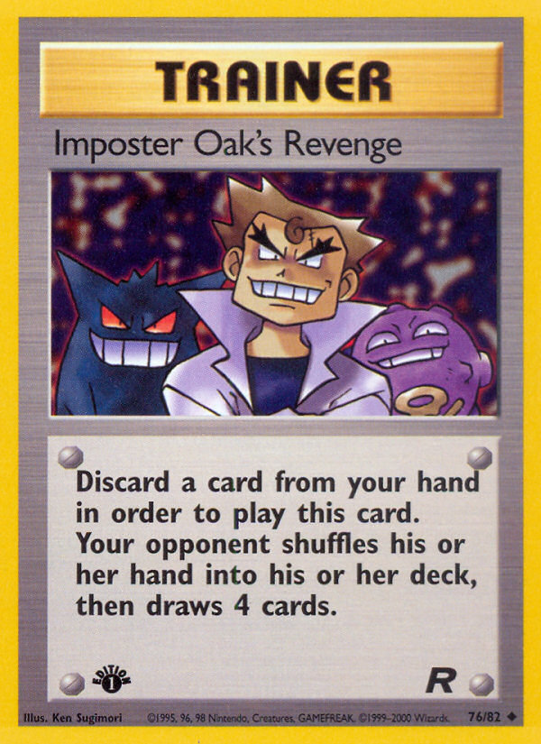 Imposter Oak's Revenge (76/82) [Team Rocket 1st Edition] | Odin's Place