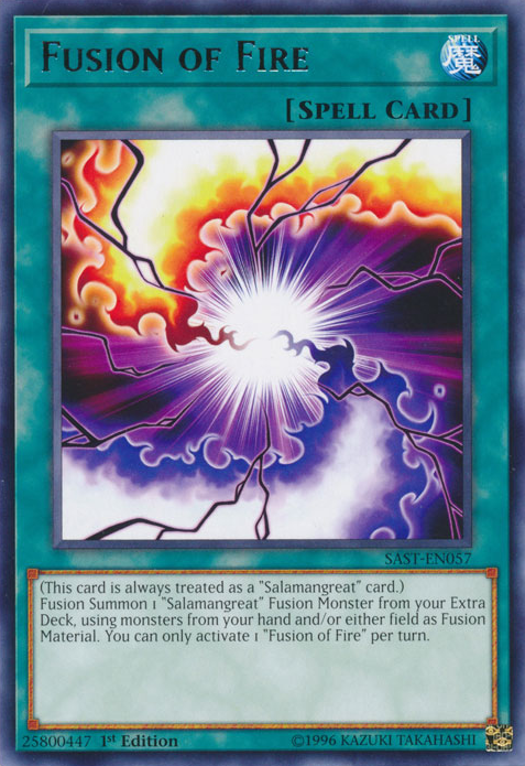 Fusion of Fire [SAST-EN057] Rare | Odin's Place