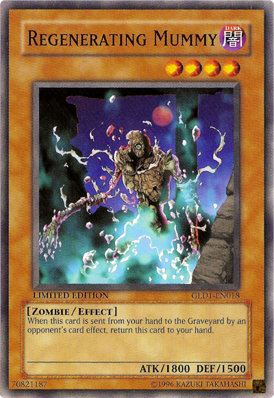 Regenerating Mummy [GLD1-EN018] Common | Odin's Place