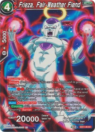 Frieza, Fair-Weather Fiend (EX11-06) [Universe 7 Unison] | Odin's Place