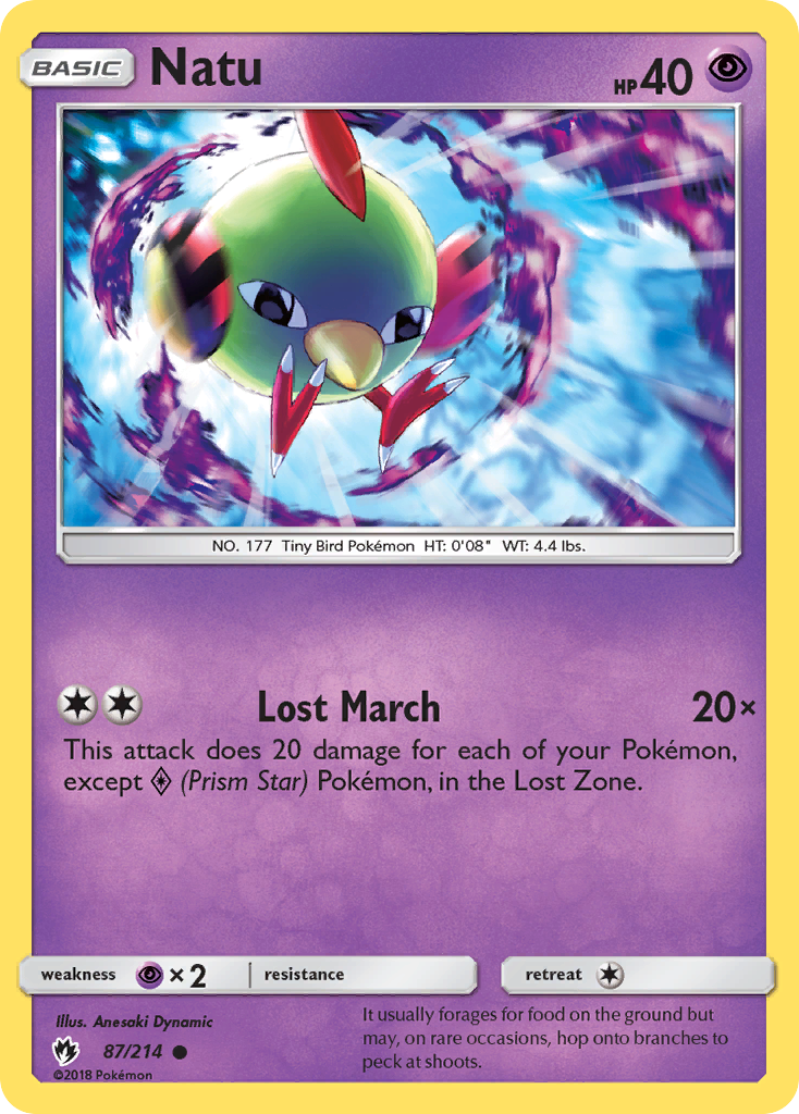 Natu (87/214) [Sun & Moon: Lost Thunder] | Odin's Place