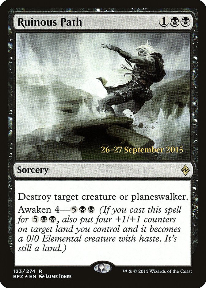 Ruinous Path (123) [Battle for Zendikar Prerelease Promos] | Odin's Place