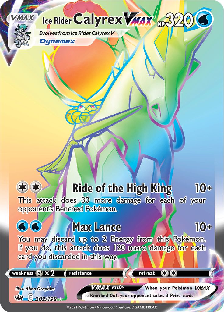 Ice Rider Calyrex VMAX (202/198) [Sword & Shield: Chilling Reign] | Odin's Place