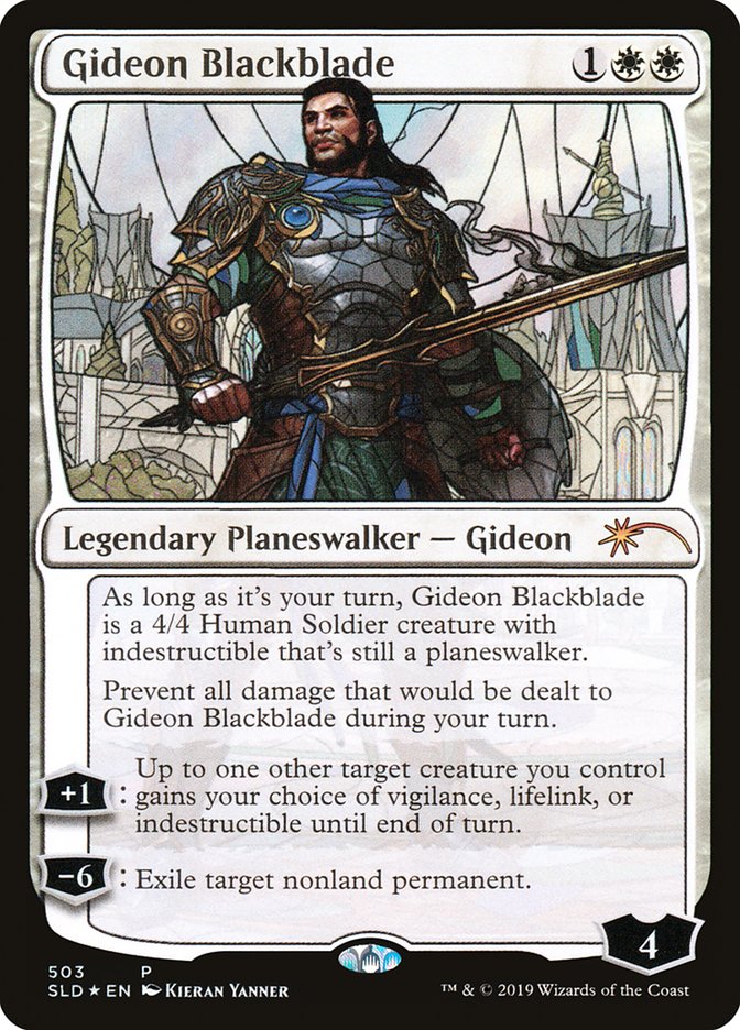 Gideon Blackblade (Stained Glass) [Secret Lair Drop Promos] | Odin's Place