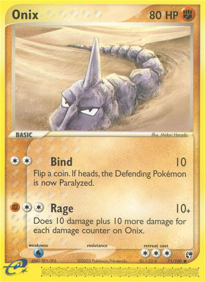 Onix (71/100) [EX: Sandstorm] | Odin's Place