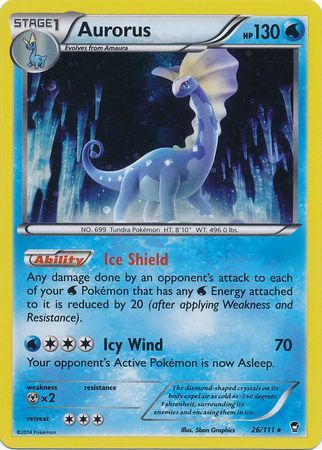 Aurorus (26/111) (Cosmos Holo) [XY: Furious Fists] | Odin's Place