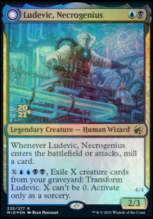 Ludevic, Necrogenius // Olag, Ludevic's Hubris [Innistrad: Midnight Hunt Prerelease Promos] | Odin's Place