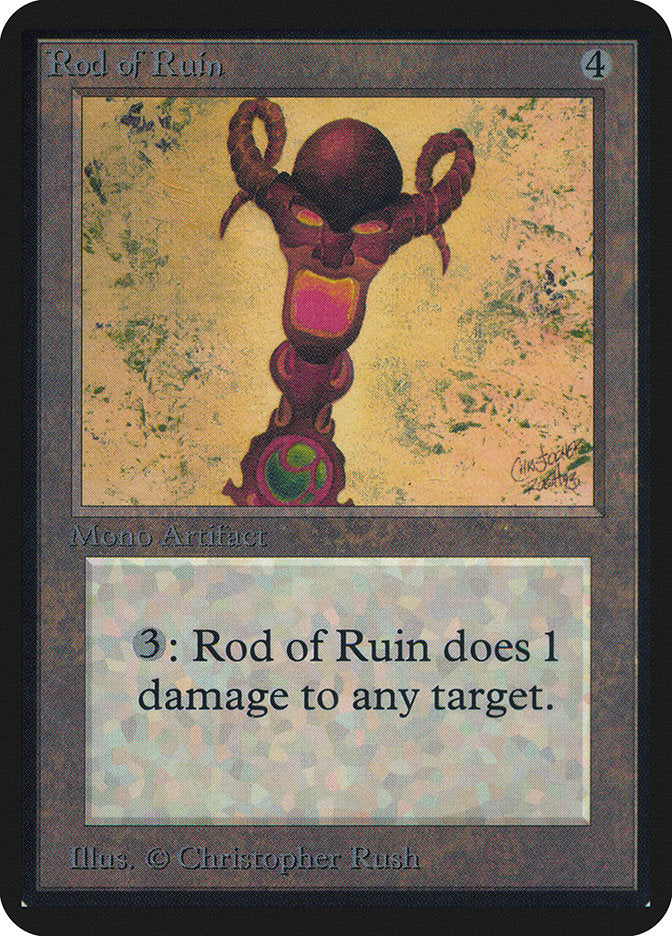 Rod of Ruin (268) [Alpha Edition] | Odin's Place