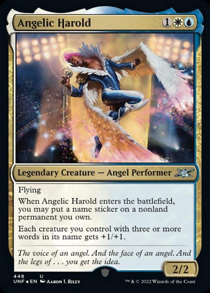 Angelic Harold (Galaxy Foil) [Unfinity] | Odin's Place