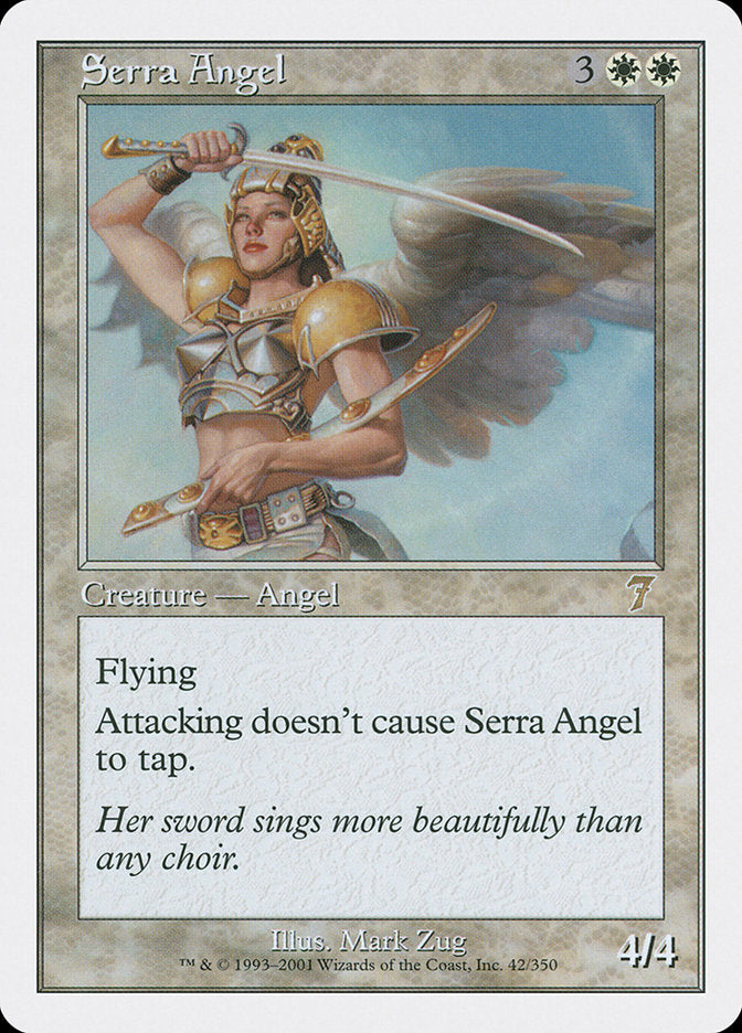 Serra Angel (42) [Seventh Edition] | Odin's Place