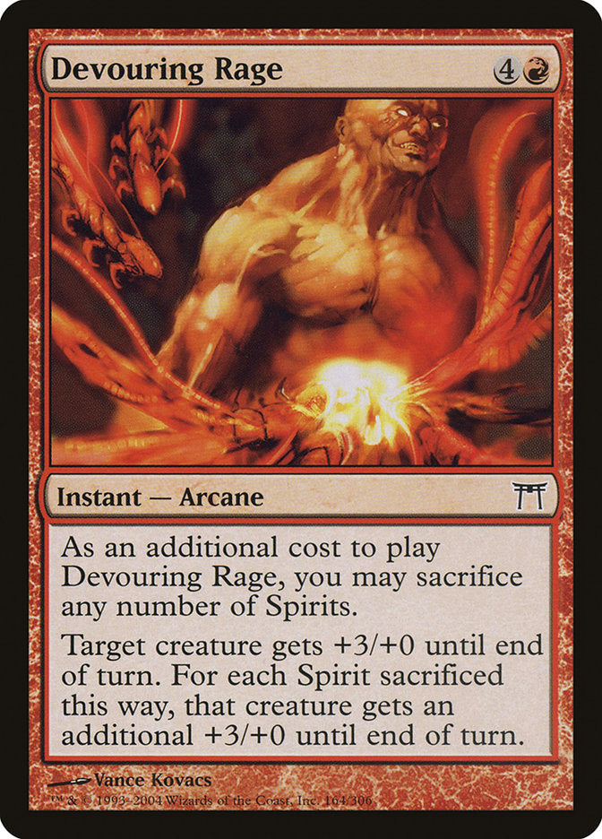 Devouring Rage (164) [Champions of Kamigawa] | Odin's Place