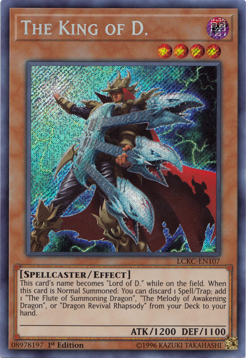 The King of D. [LCKC-EN107] Secret Rare | Odin's Place