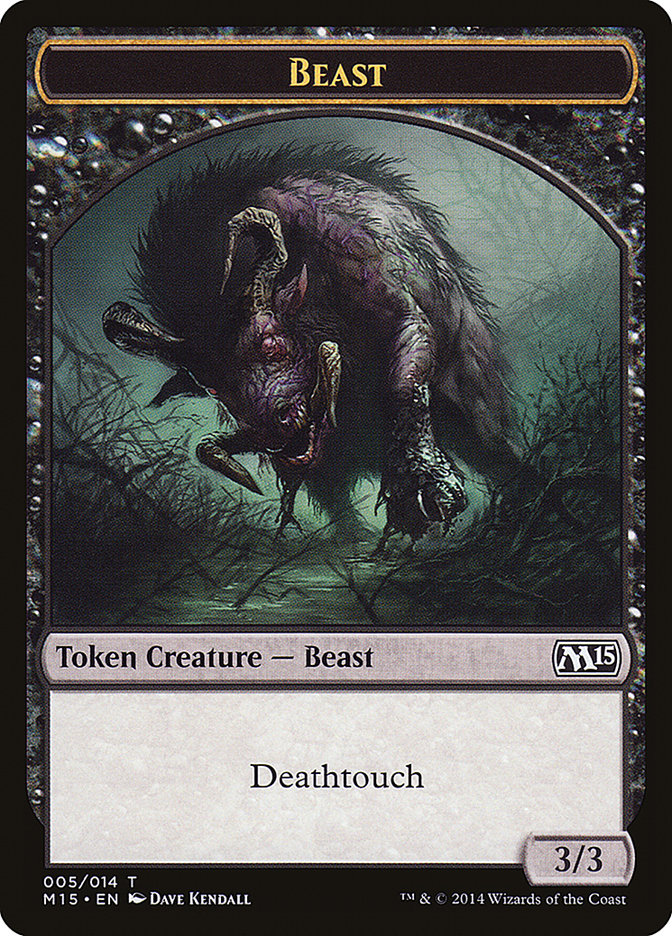 Beast Token (005/014) [Magic 2015 Tokens] | Odin's Place