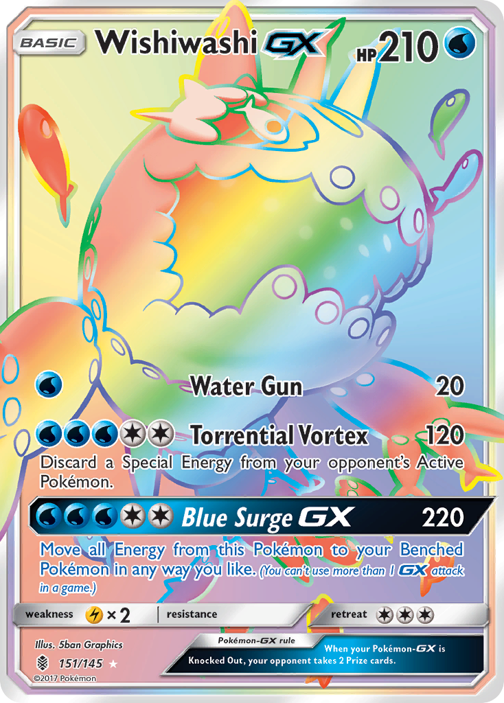 Wishiwashi GX (151/145) [Sun & Moon: Guardians Rising] | Odin's Place