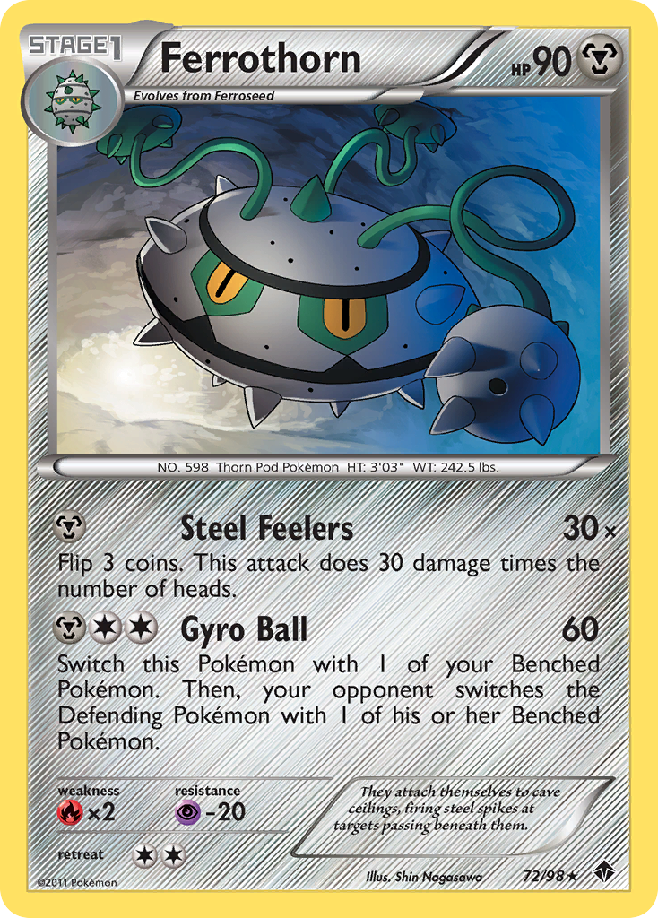 Ferrothorn (72/98) [Black & White: Emerging Powers] | Odin's Place