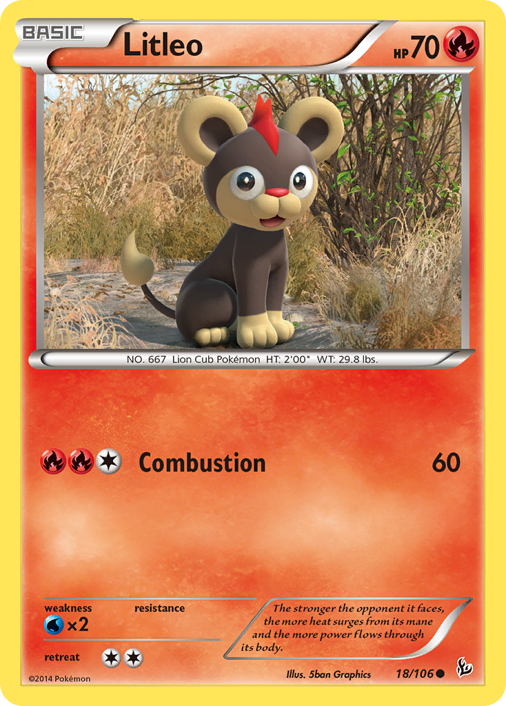 Litleo (18/106) [XY: Flashfire] | Odin's Place