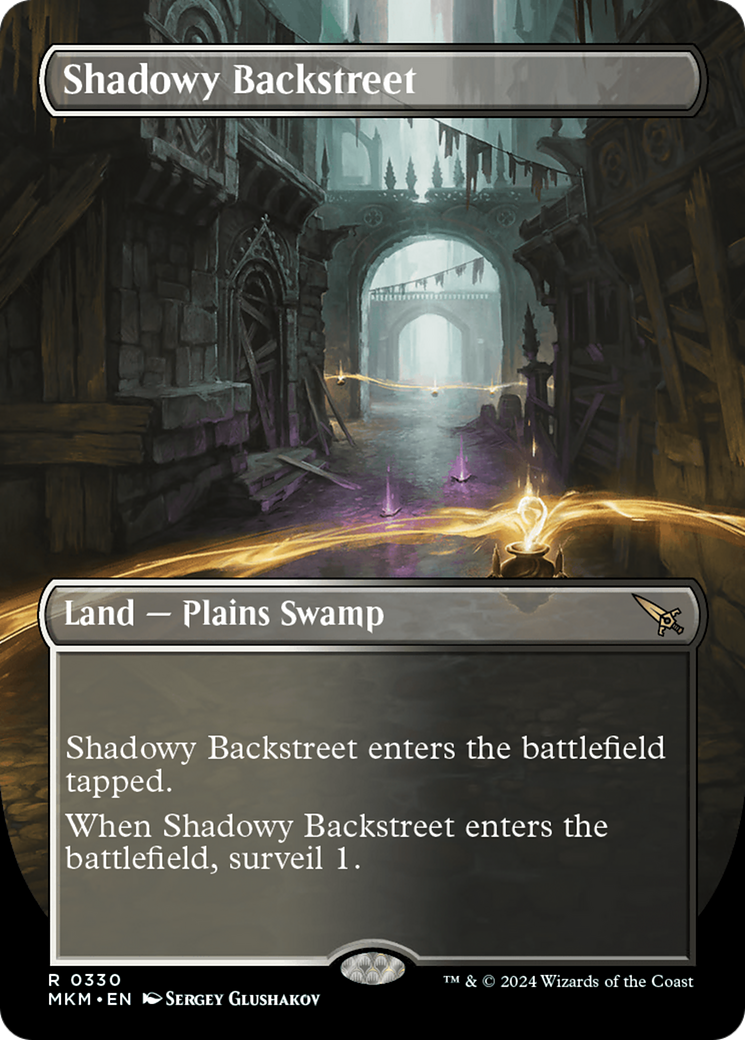 Shadowy Backstreet (Borderless) [Murders at Karlov Manor] | Odin's Place