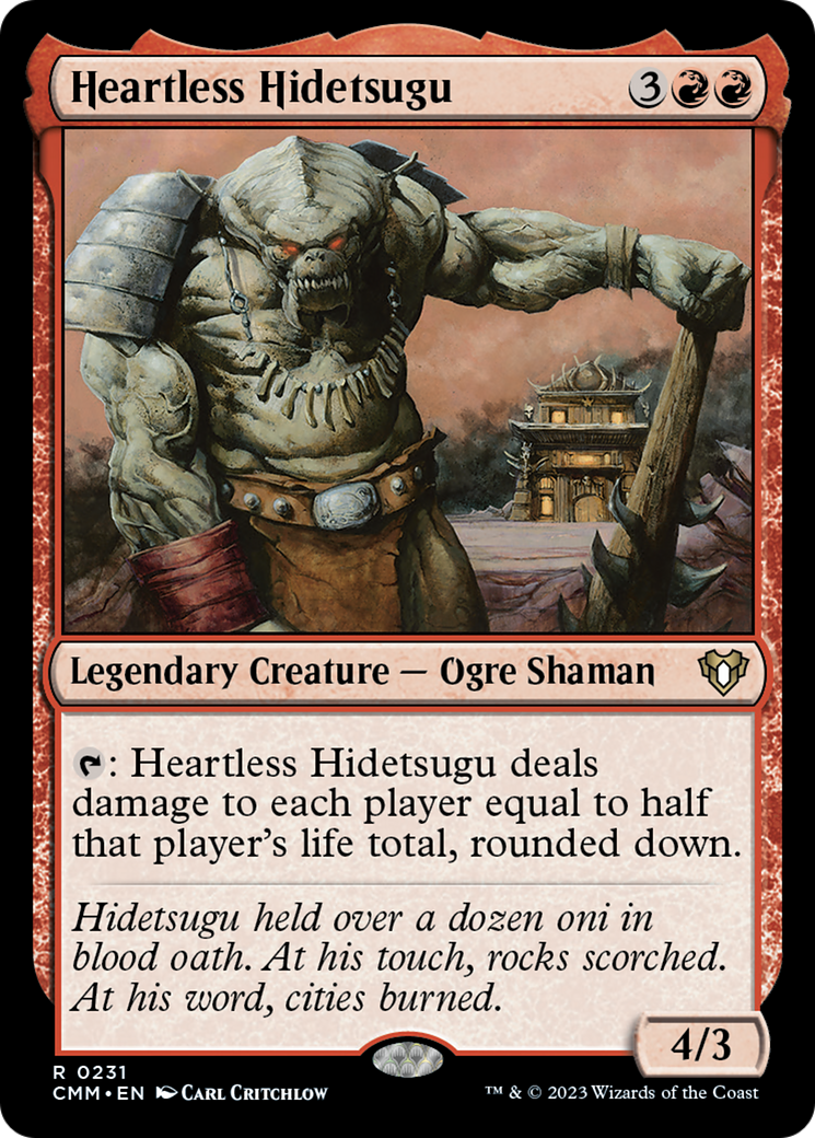 Heartless Hidetsugu [Commander Masters] | Odin's Place