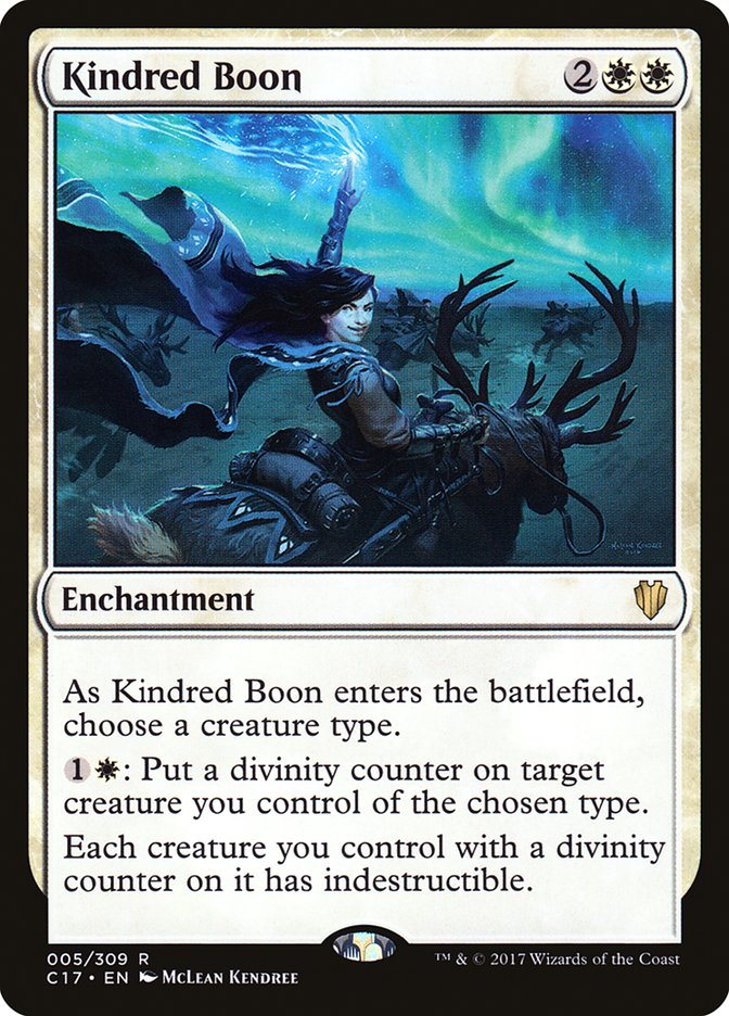 Kindred Boon (5) [Commander 2017] | Odin's Place