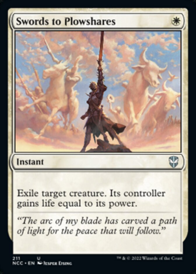 Swords to Plowshares [Streets of New Capenna Commander] | Odin's Place