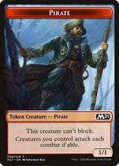 Demon // Pirate Double-Sided Token [Core Set 2021 Tokens] | Odin's Place