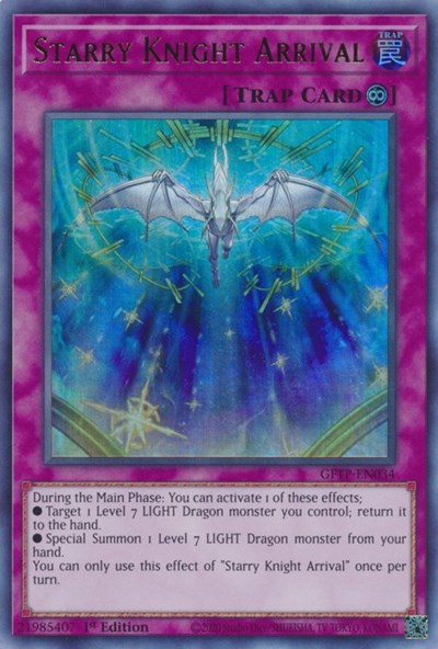Starry Knight Arrival [GFTP-EN034] Ultra Rare | Odin's Place