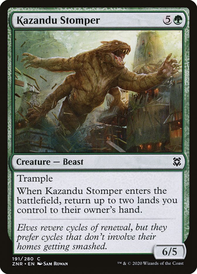 Kazandu Stomper [Zendikar Rising] | Odin's Place