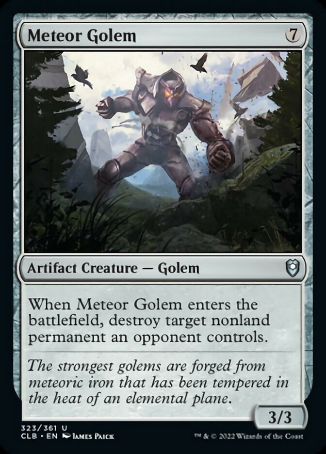 Meteor Golem [Commander Legends: Battle for Baldur's Gate] | Odin's Place