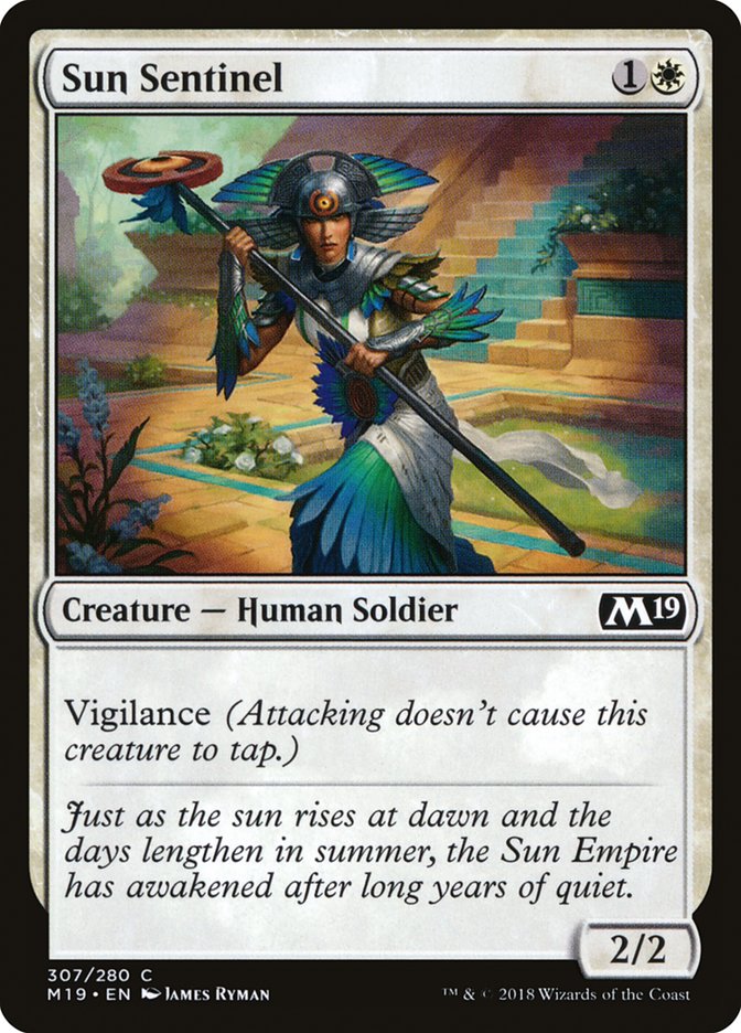 Sun Sentinel (307) [Core Set 2019] | Odin's Place