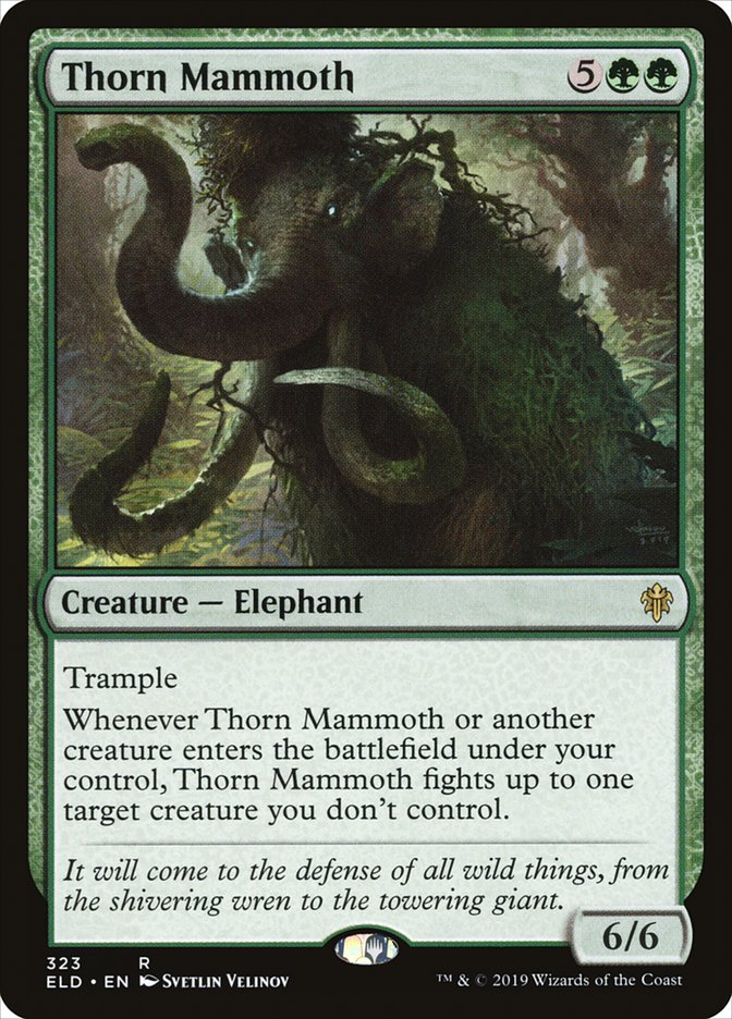 Thorn Mammoth [Throne of Eldraine] | Odin's Place