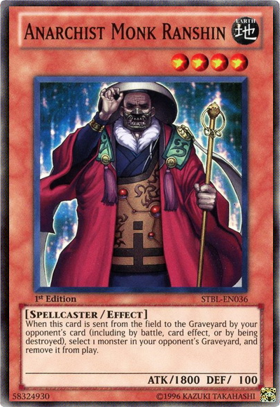Anarchist Monk Ranshin [STBL-EN036] Super Rare | Odin's Place