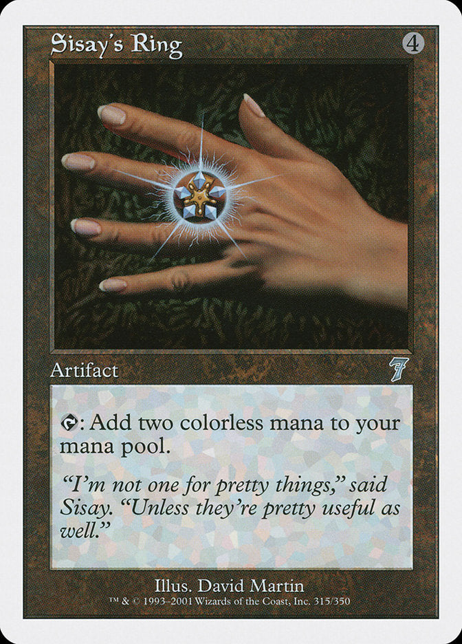 Sisay's Ring (315) [Seventh Edition] | Odin's Place