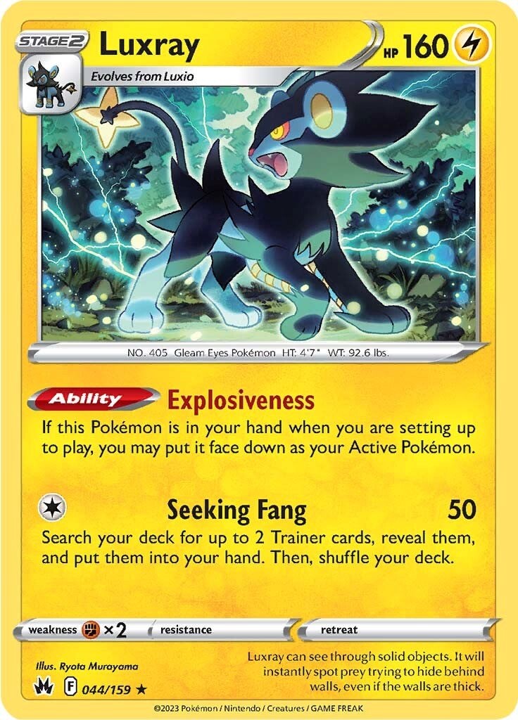 Luxray (044/159) (44) [Sword & Shield: Crown Zenith] | Odin's Place