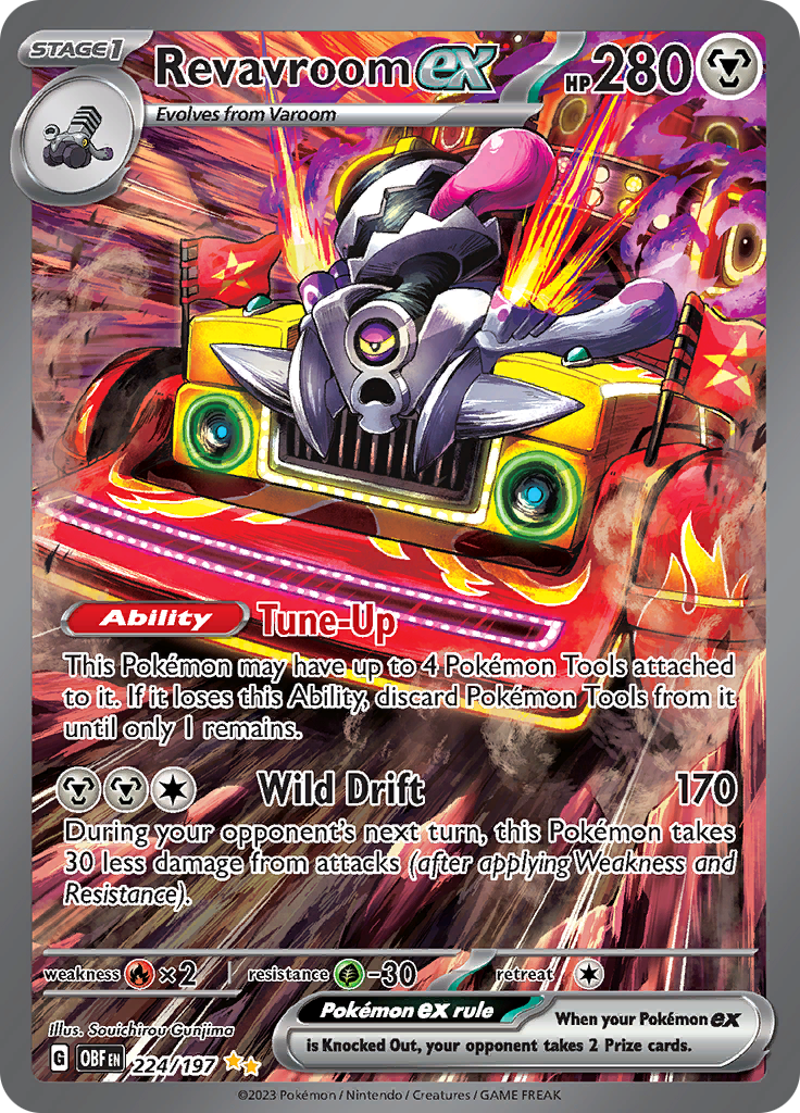Revavroom ex (224/197) [Scarlet & Violet: Obsidian Flames] | Odin's Place